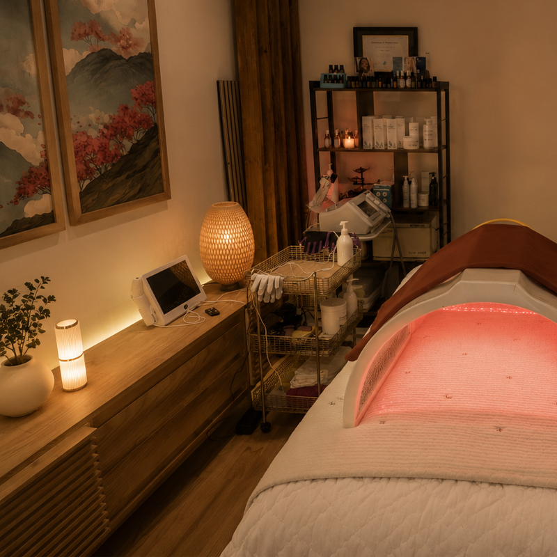 Comfortable spa environment